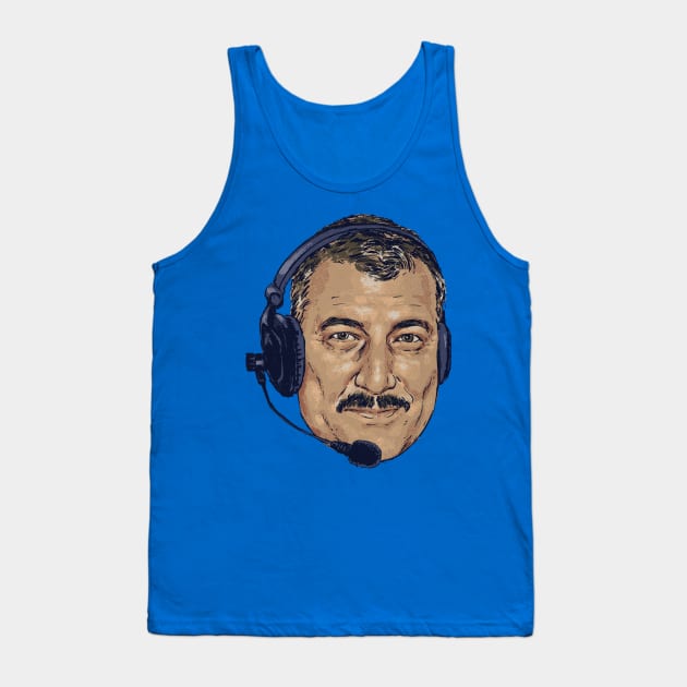 Keith Hernandez New York M Broadcaster Tank Top by Jesse Gorrell